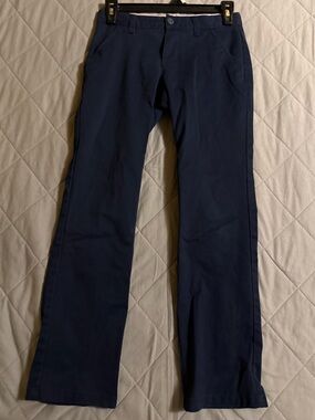 Cat & Jack Navy Girls Straight Leg Casual Pants